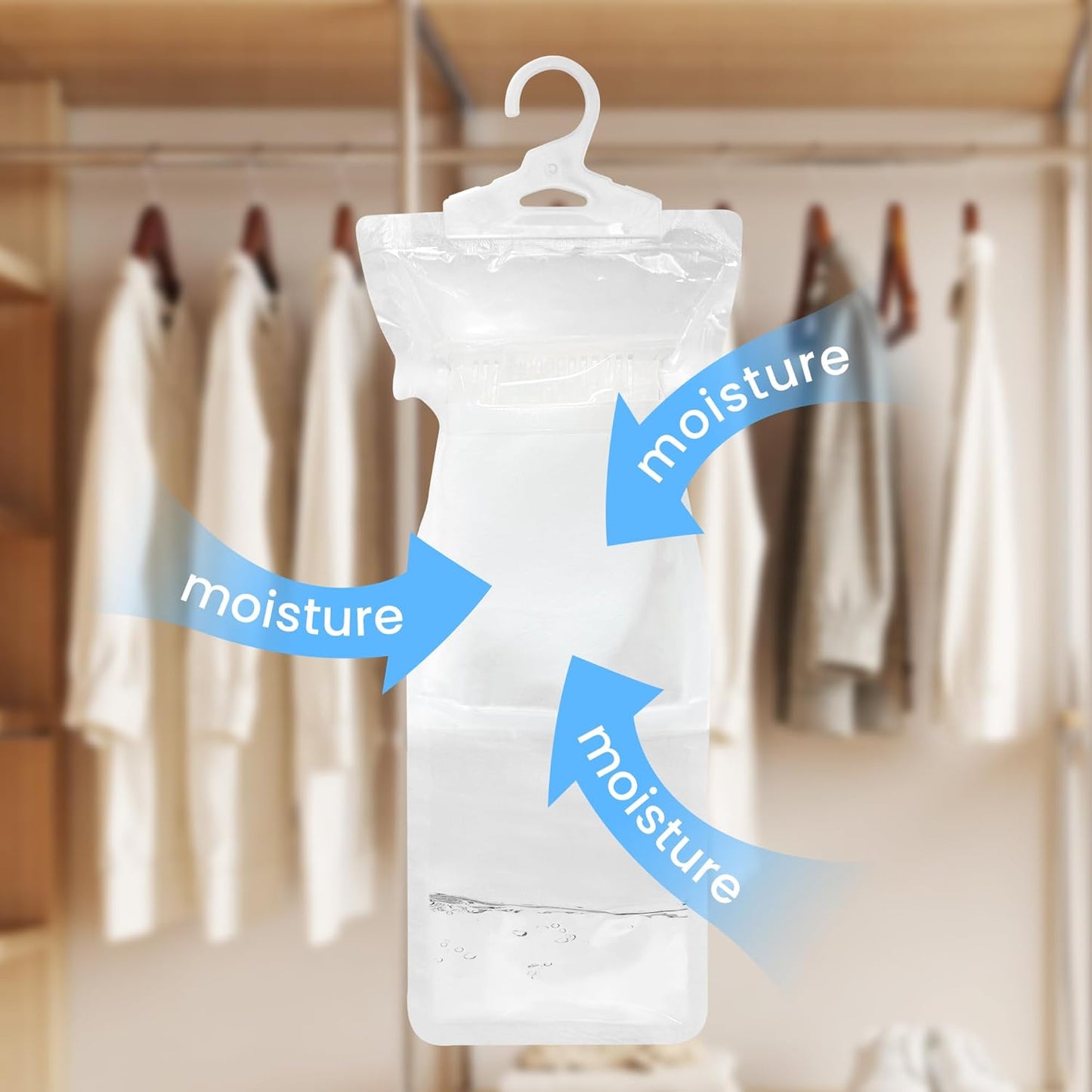 Candy Moisture Absorbes Hanging Packets 10 Pack,Dehumidifier Bags Ideal for Closet Bedroom Bathroom