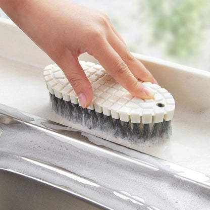 Bendable Scrub Brush Soft Flexible Head Kitchen Sink Cleaning Brush for Bathroom Floor Tile Tub Efficient Removal PP Material 15.5 x 5.8 x 4cm