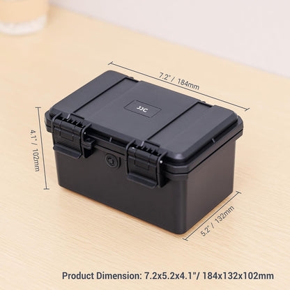 JJC 44 Slots AAA Triple A Battery Case Holder with Removable Battery Tester, Water-Resistant & Shockproof AAA Battery Storage Box Organizer