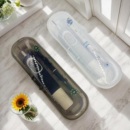 Newly upgraded toothbrush travel case, suitable for Oral-B/Oral-B Pro/Philips Sonicare/Aquasonic toothbrush, travel electric toothbrush box(black)