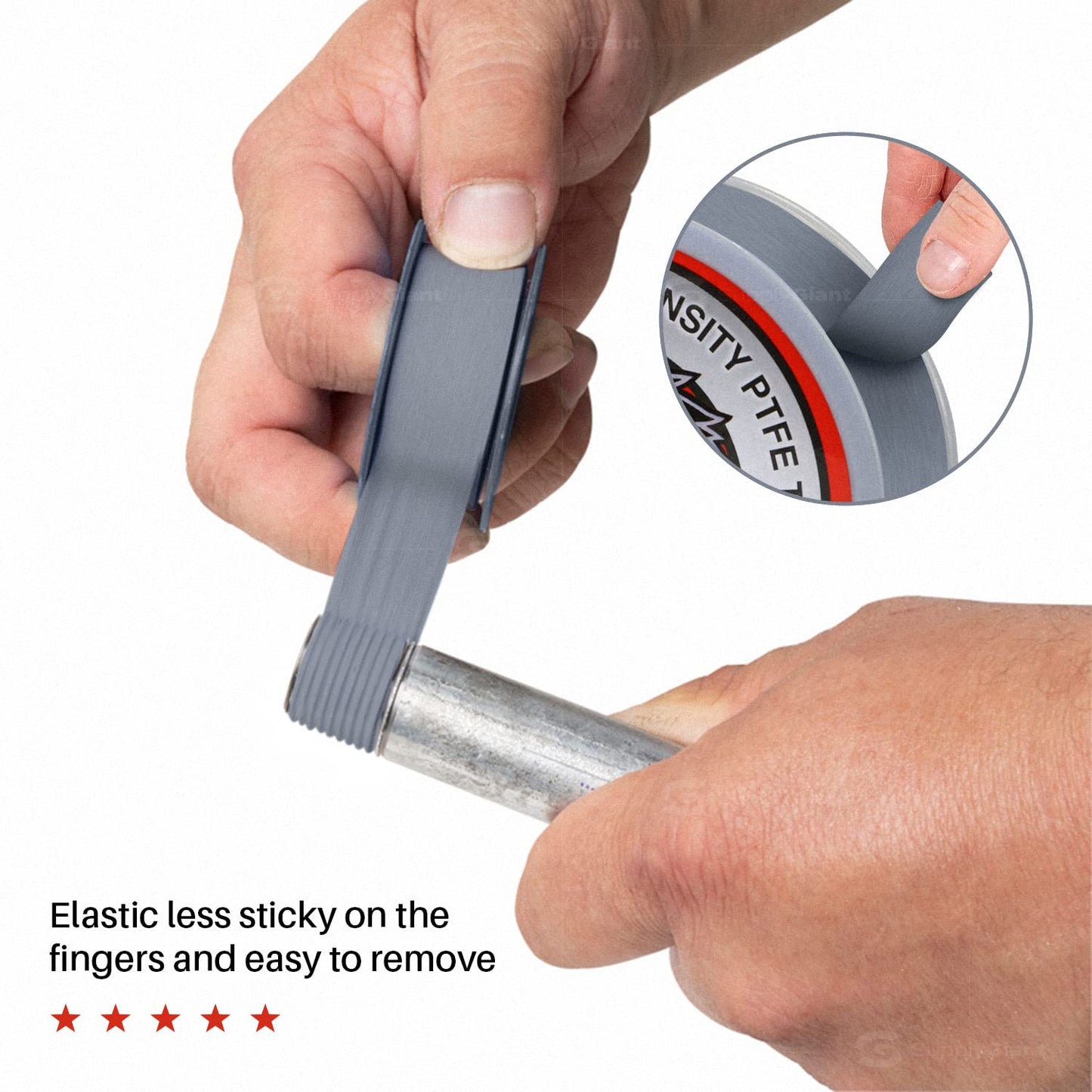 SUPPLYGIANT UUD34520H PTFE Thread Seal Tape for Plumbers, Gray 3/4 Inch x 520 Inch