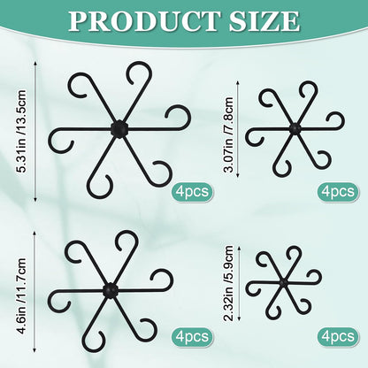 8pcs Plant Stem Support, Plant Support for Indoor Plants, Plastic Reusable Plant Stabilizer, Indoor Plants Accessories