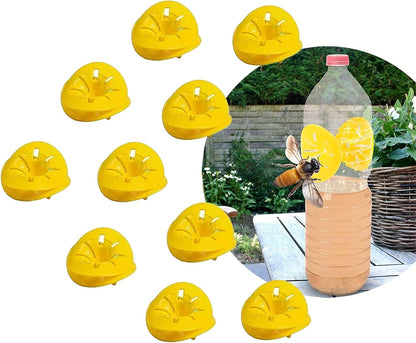 10Pack Hornet Traps Outdoor Hanging Indoor Outdoor Reusable Wasp Traps Hornet Hanging for Yellow Jackets Bee Catcher