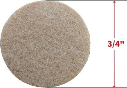 Felt So Good 8803E Self Adhesive Felt Furniture Pads 2", Beige, 48 Pack