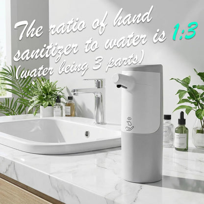 Foaming Soap Dispenser, Touchless & Rechargeable, Fingerprint-Resistant Matte Finish, Automatic Foam Soap Dispenser for Bathroom & Kitchen Countertop
