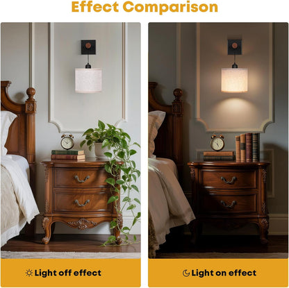 Rechargeable Battery Operated Wall Sconce Set of Two, 8000mAh Wireless Wall Sconces with RGB 15 Colors & Remote Control, Dimmable Wall Lamps for Living Room Bedroom, Gold