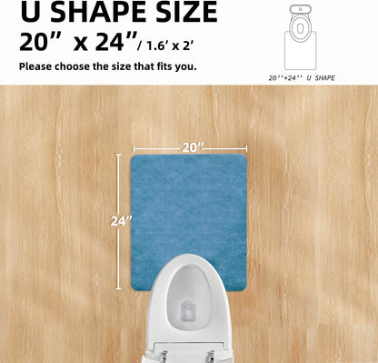 TYUU Bath Mat, Bathroom Rugs Non Slip Washable Thin Absorbent Quick Dry Bath Mat Fits Under Door Bathroom Floor Mat Perfect for Bath, Shower, or Sink 16"x24" Dark Grey