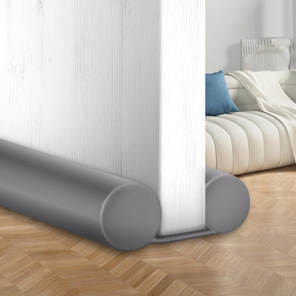 MAXTID Under Door Draft Stopper for Bottom of Doors 38" Black Door Blocker Noise ReducerLight Cold Air Guard Breeze Sound Proof Door Sweep Weather Stripping Door Seal Insulation Strip Gap Filler