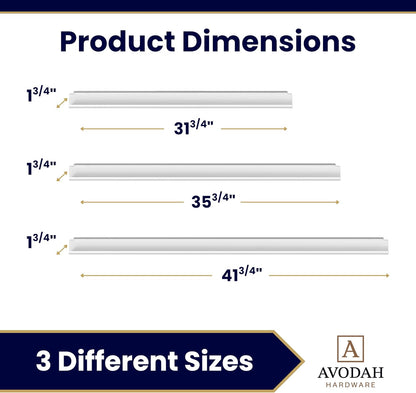 42 Inch White, Adjustable Double Bubble Door Sweep for Exterior Doors, Under Door Seal with Drip Edge and Punched Drainage Channel, Pre-notched for Weatherstripping, Trim-to-Fit, Paintable Screw Cover