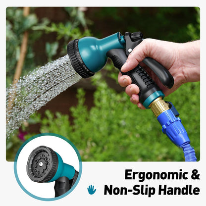 Besiter Garden Hose Nozzle Sprayer: 2 Pack 10 Watering Patterns Spray Nozzles Heavy Duty Hose Head Hose Attachment