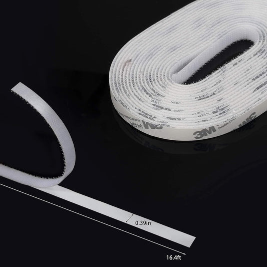 Flyzzz DIY Self-Adhesive Window Screen Netting Mesh Curtain, 100X150cm (Approach 39.37x59.05 Inches), with Hook and Sticky Tape, Fitted to Multiple Windows (1 Pack, White)