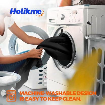 Holikme Door Draft Stopper Door Sweep Weather Stripping Noise Blocker Window Breeze Blocker Adjustable Draft Door Closers, Grey