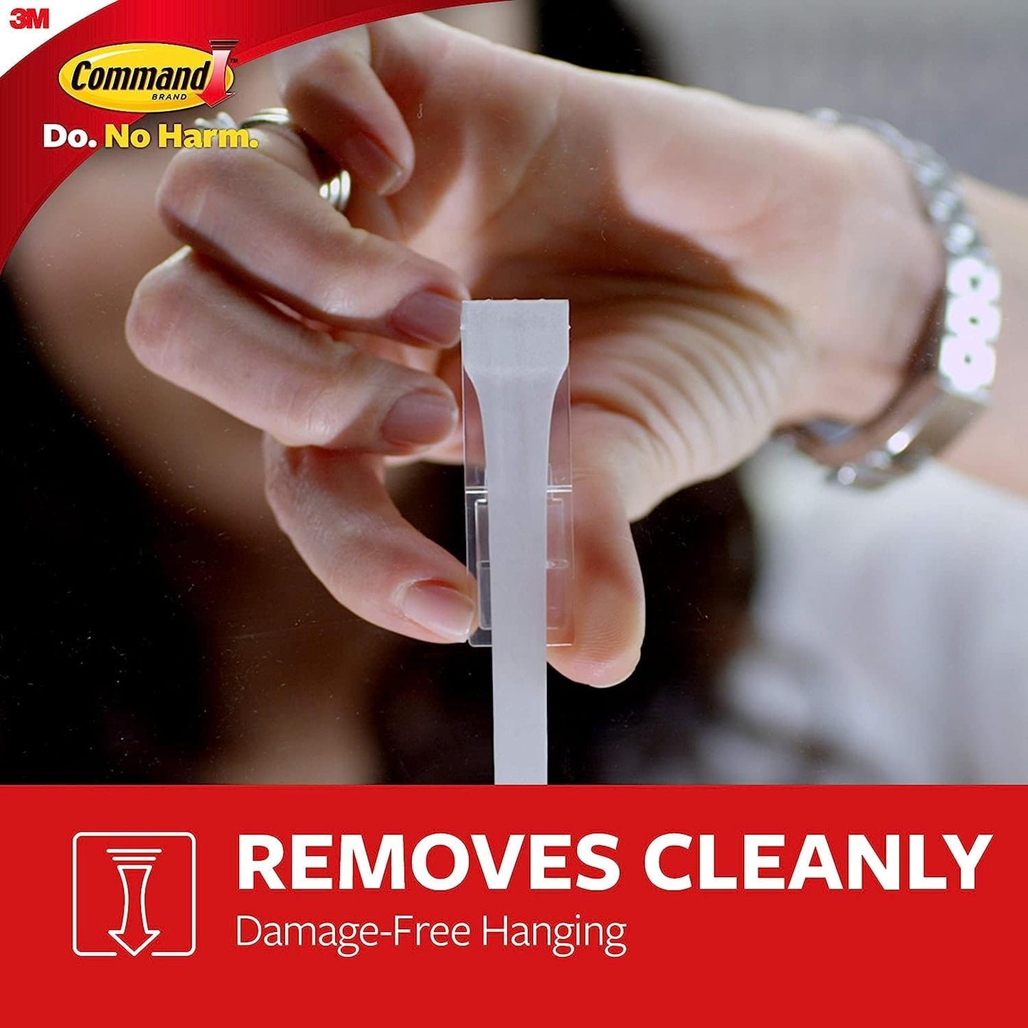 Command 10 lb XL Heavyweight Hook, 2 Wall Hooks and 6 Strips, Damage-Free Hanging with Adhesive, Heavy Duty Hanging Great for Back to School Dorm Organizers