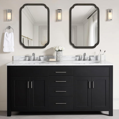 WallBeyond Full Length Mirror Wall Mounted 65"x22", Rustic Wooden Frame Floor Mirror, Large Full Body Mirror for Bedroom, Leaning or Hanging Against Wall, Natural