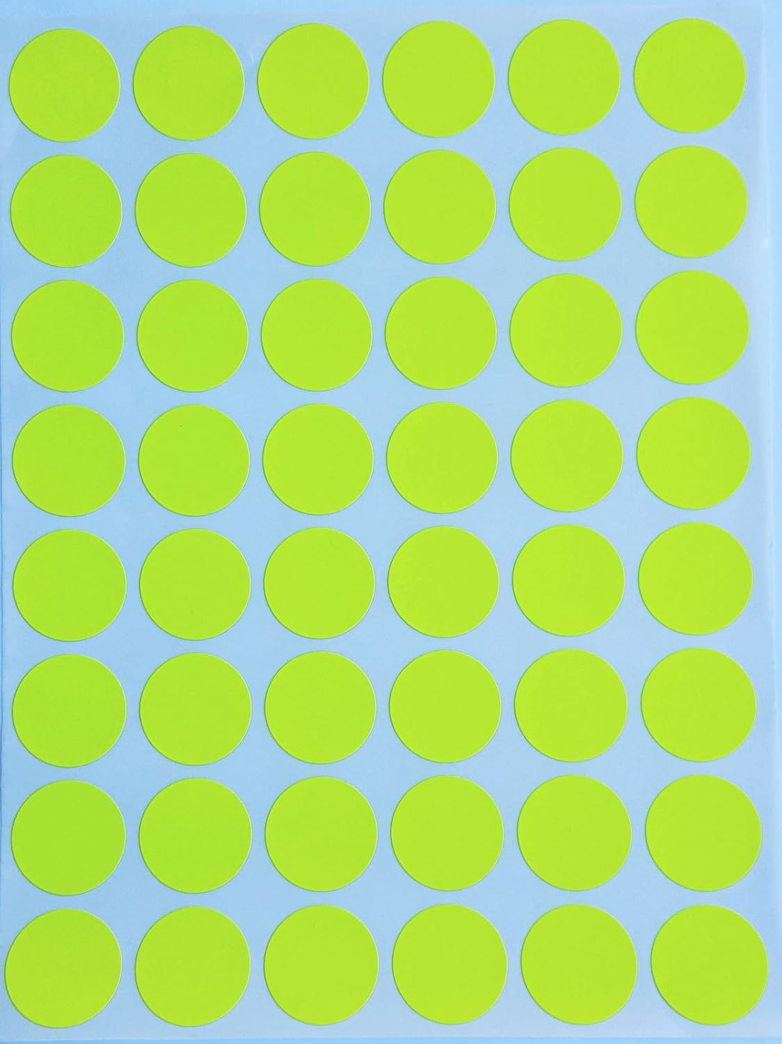 Royal Green Dot Sticker 11/16" Inch (17mm) Colored Labels in Purple - 2400 Pack - Colors B
