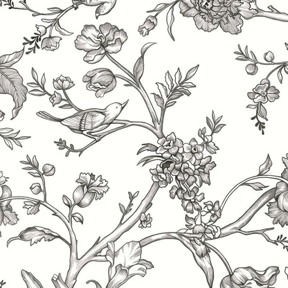 Safiyya Peel and Stick Wallpaper Vintage Floral Contact Paper 17.3" x 78.7" Wall Paper Renter Friendly Self Adhesive Removable Wallpaper for Bathroom Vinyl