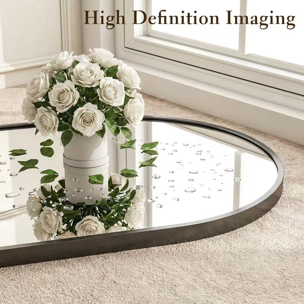 59"x16" Floor Mirror Full Length, Arched Full Length Mirror with Stand, Full Body Mirrors for Bedroom Living Room or Cloakroom Gold