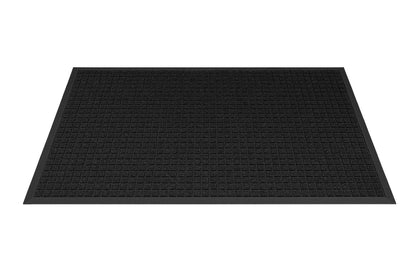 Guardian WaterGuard Indoor/Outdoor Wiper Scraper Floor Mat, Rubber/Nylon, 3'x4', Grey