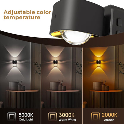 L LOHAS LED Night Light Projector, Night Lights Plug into Wall, Dusk to Dawn Sensor, 180°Rotating Nightlight for Kids, 0-150LM Dimmable Soft White Ambient Lighting for Bathroom, Decor, Gifts, 2 Pack
