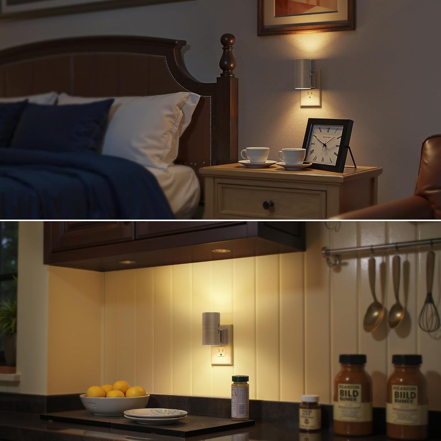 Briignite Motion Sensor Night Light,2 Pack Motion Activated Plug in Night Lights, 0-100LM Dimmable Soft White 3000K, Motion Sensor Light Indoor for Bathroom Hallway Bedroom Stairway Kid Elderly Pet