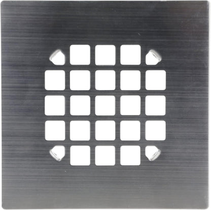 Danco Snap-in Shower Drain Cover with in-Drain Hair Catcher, 4-1/4" Round, White Strainer, (10533)