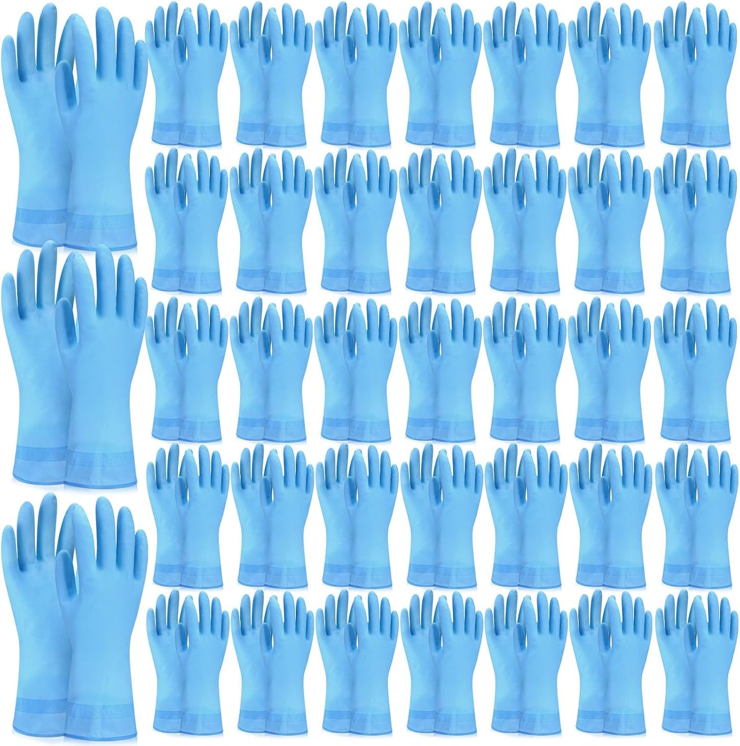 Rubber Reusable Gloves Long Household Dishwashing Gloves Kitchen Cleaning for Dishes Clean Gardening