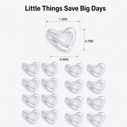 30 Pcs Clear Baby Corner Protectors, L-Shaped & Spherical Baby Proof Guards | Soft PVC Table Corner Covers for Safety on Tables, Cabinets, Shelves, Furniture Edge Guards, Safety Bumpers for Home(14L&16R)