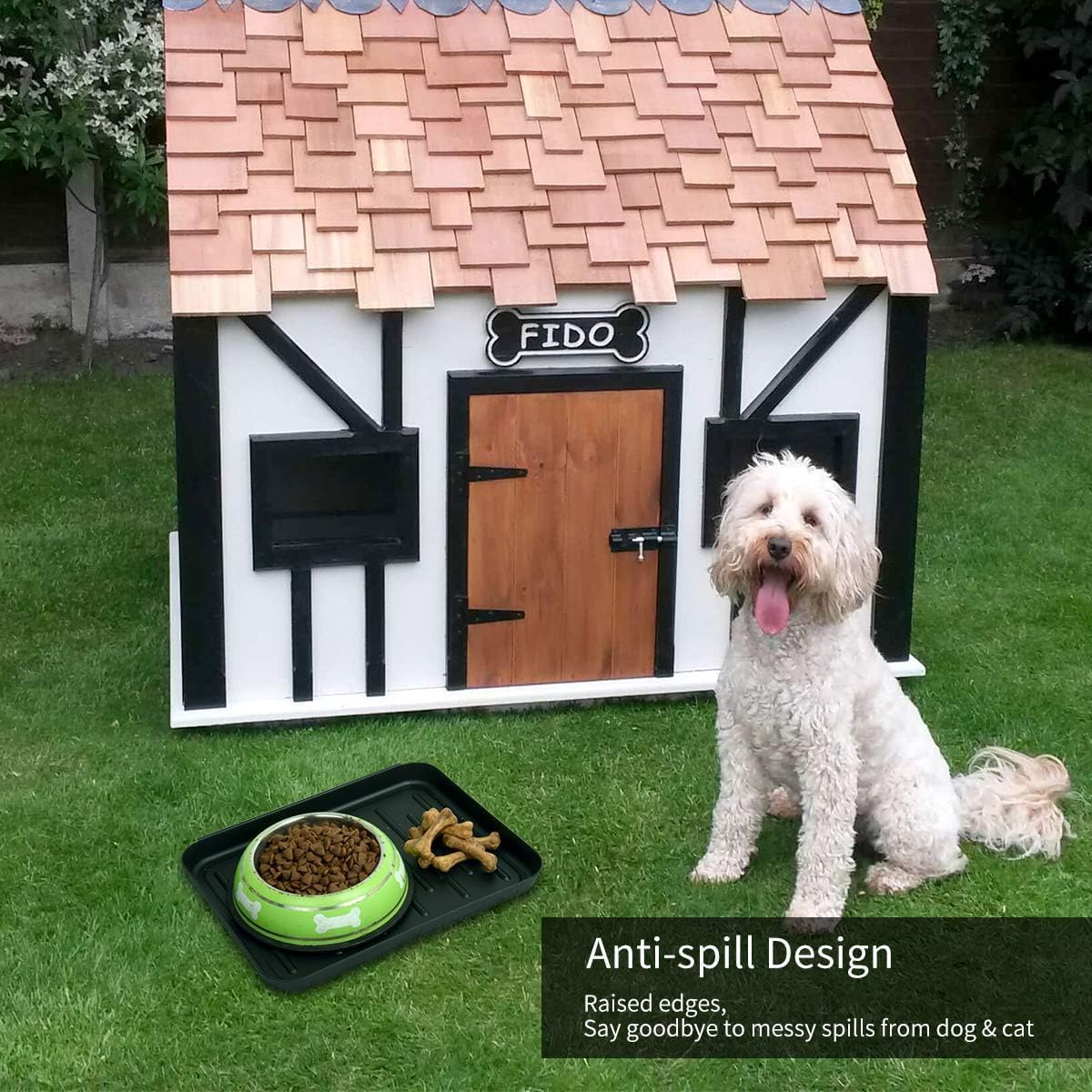 Black Boot Tray Mat, Multi-Purpose Shoe Tray Mat for Plants Pet Food Dog Water Bowls Cat Litter Box, Boot and Shoes Drying Mat for Indoor and Outdoor