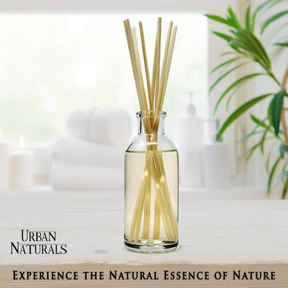Urban Naturals Smoked Vanilla Reed Diffuser Set with Vanilla Bean, Sandalwood & Leather | Made in the USA - Colors B