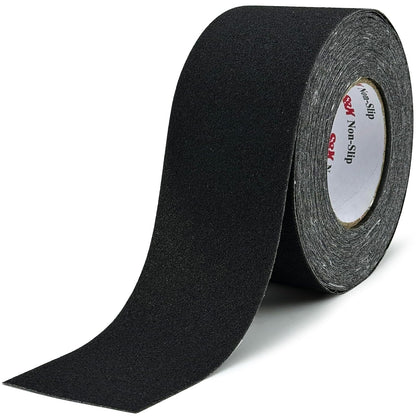 S&X Premium Outdoor Anti-Slip Tape - 4" x 60' Black Non-Slip Traction for Stairs, Ramps, Walkways, Boats, Weatherproof, High Traction, Long-Lasting Safety Solution