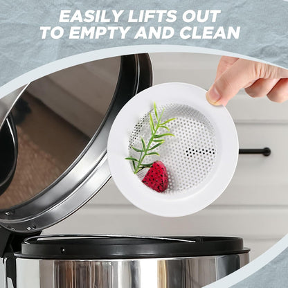 Retisee 2 Pcs Sink Strainer Stainless Steel Kitchen Sink Drain Strainer Basket Cover Mesh Hair Food Catcher, Large Wide Rim of 4.4 Diameter(Brushed Silver)