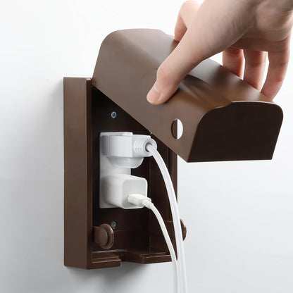 Bates Baby Safety Outlet Cover Box - Plug Covers for Electrical Outlets, Child Proof Outlet Cover, Socket Covers for Outlets