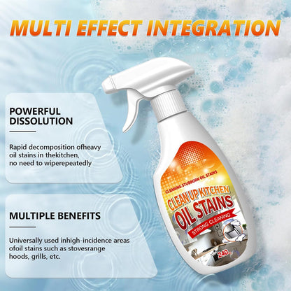 Heavy Duty Degreaserr, 2025 New Kitchen Cleaner, Multipurpose Oil Stain Remover, Strong Grill Cleaner for Restaurant, Multipurpose Cleaner Spray for Countertops, Ovens