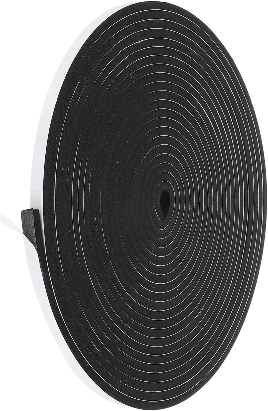 PATIKIL Weather Stripping Door Seal Strip, 3/8 Inch x 1/4 Inch x 32 Ft Self Adhesive Soundproof High Density Foam Tape Insulation for Door Window Air Conditioning, White - Colors A