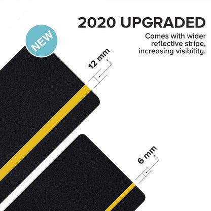 Lifegrip Anti Slip Tape, 4 Inch x 15 Foot Non-Slip Traction Grip Tape for Stairs, Waterproof Stair Treads Grip Non Slip, Non Skid Tape for Steps, Outdoor Black Grip Tape (4" X 15')