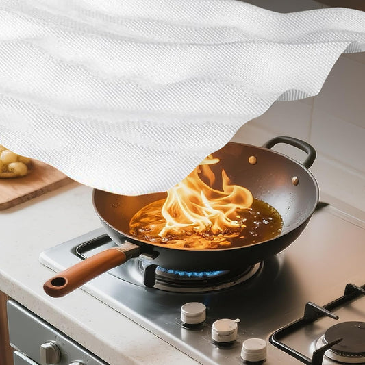 Fire Blanket, 2-Pack, Fiberglass, 39x39 Inches, High Temperature Resistance, Kitchen and Home Emergency Preparedness
