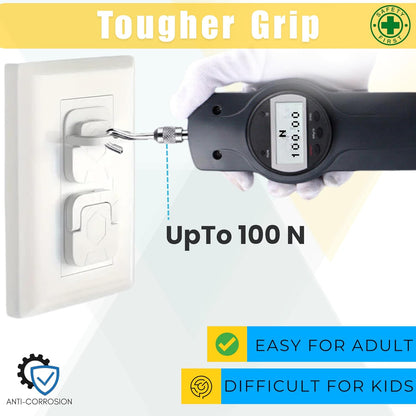 60 Pack Outlet Covers Baby Proofing with Pull Handle- Plug Covers Baby Proofing- White Baby Proof Outlet Covers 3 Prong Child Proof Outlet Cover- Shock Prevent Plug Protectors Baby Proof Plug Covers