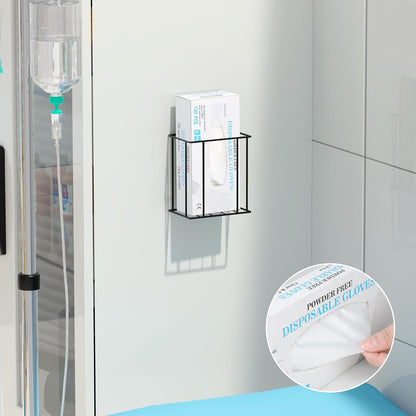 Alyoen Magnetic Glove Box Holder Wall Mount, Disposable Glove Dispenser, Rubber Latex Tissue Box Organizer for Tool Garage Workshop Kitchen