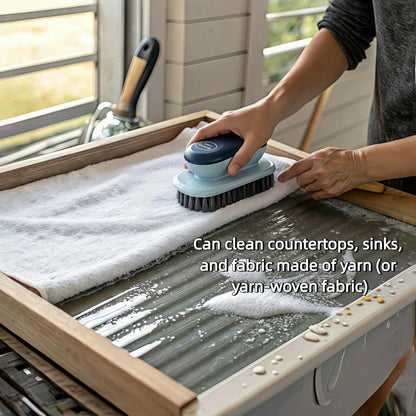 Laundry Brush, Shoe Brush, Used for Cleaning Stains, Floor Tiles, Kitchen, Carpet, Household Cleaning, Etc. Easy to Hold Set of 2 Pieces