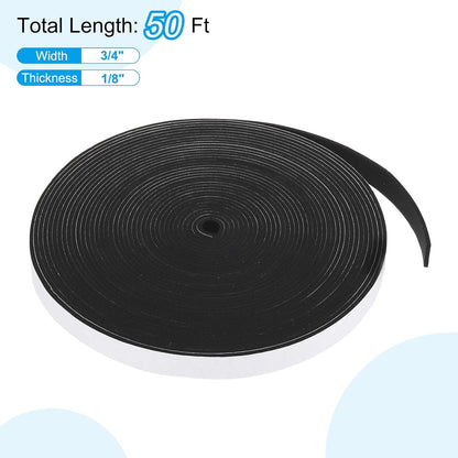 PATIKIL Weather Stripping Door Seal Strip, 3/8 Inch x 1/4 Inch x 32 Ft Self Adhesive Soundproof High Density Foam Tape Insulation for Door Window Air Conditioning, White - Colors B