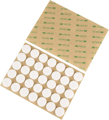 Furniture Felt Pads 3/4" (19mm) Diameter Round 3M Self Adhesive Protects Furniture and Floors Against Bumps and Scratches 140 Pack - Black