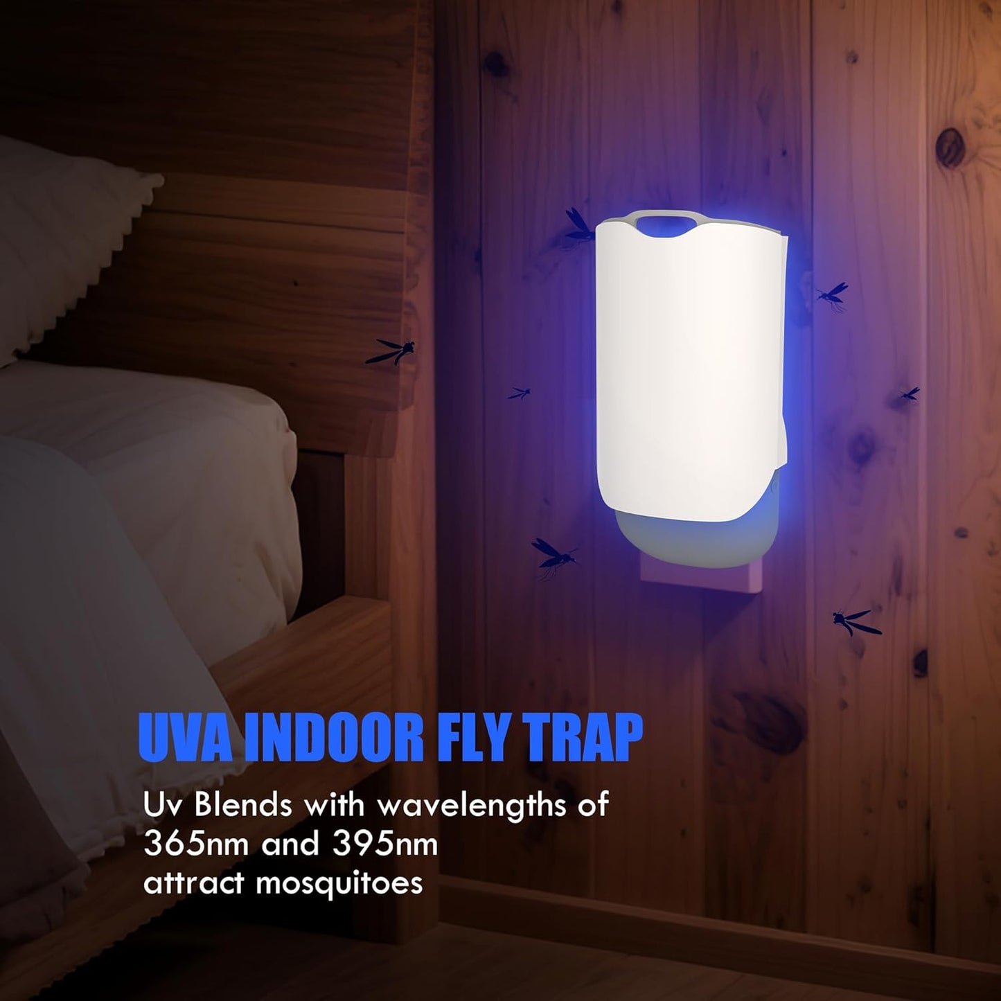 Indoor Flying Insect Light Trap, Fruit Fly Catcher