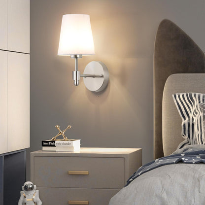 Nekhung Battery Operated Wall Sconces Set of Two, Wireless Battery Wall Light with 10000mAh RGB Dimmable Magnetic Bulb and Remote, Rechargeable Sconce Wall Decor for Bedroom Living Room Hallway