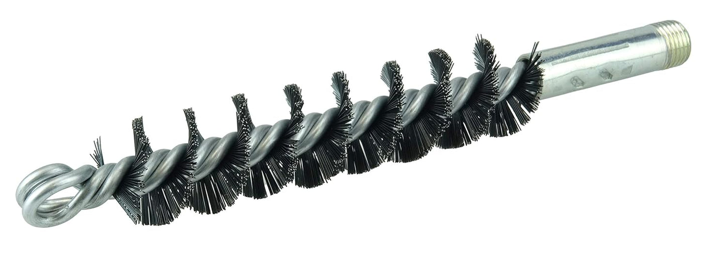Weiler 44150 1-1/2" Double Spiral Flue Brush, .012 Steel Fill, Made in the USA