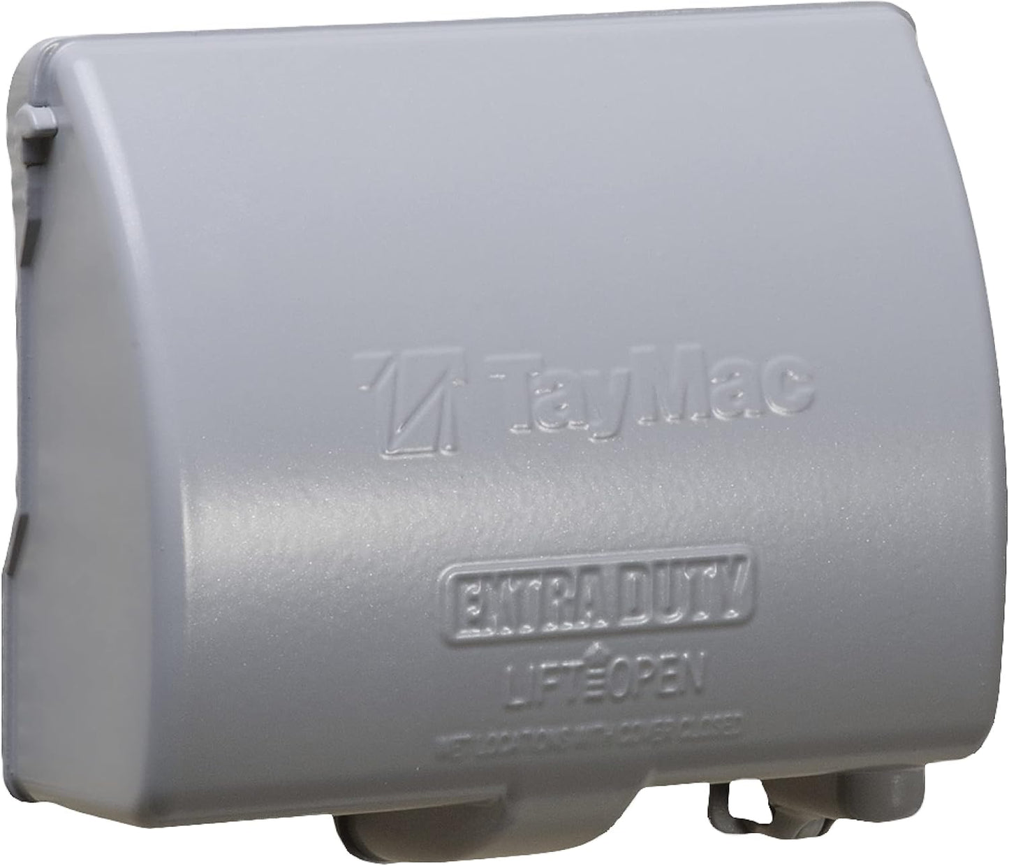 TayMac MX4380S EXTRA DUTY Gray 1-Gang Expandable Weatherproof In-use 3-1/2-in. Electrical Outlet Cover for Home Improvement, Outdoor Outlet Cover for Electrical Box, UFAST Configuration