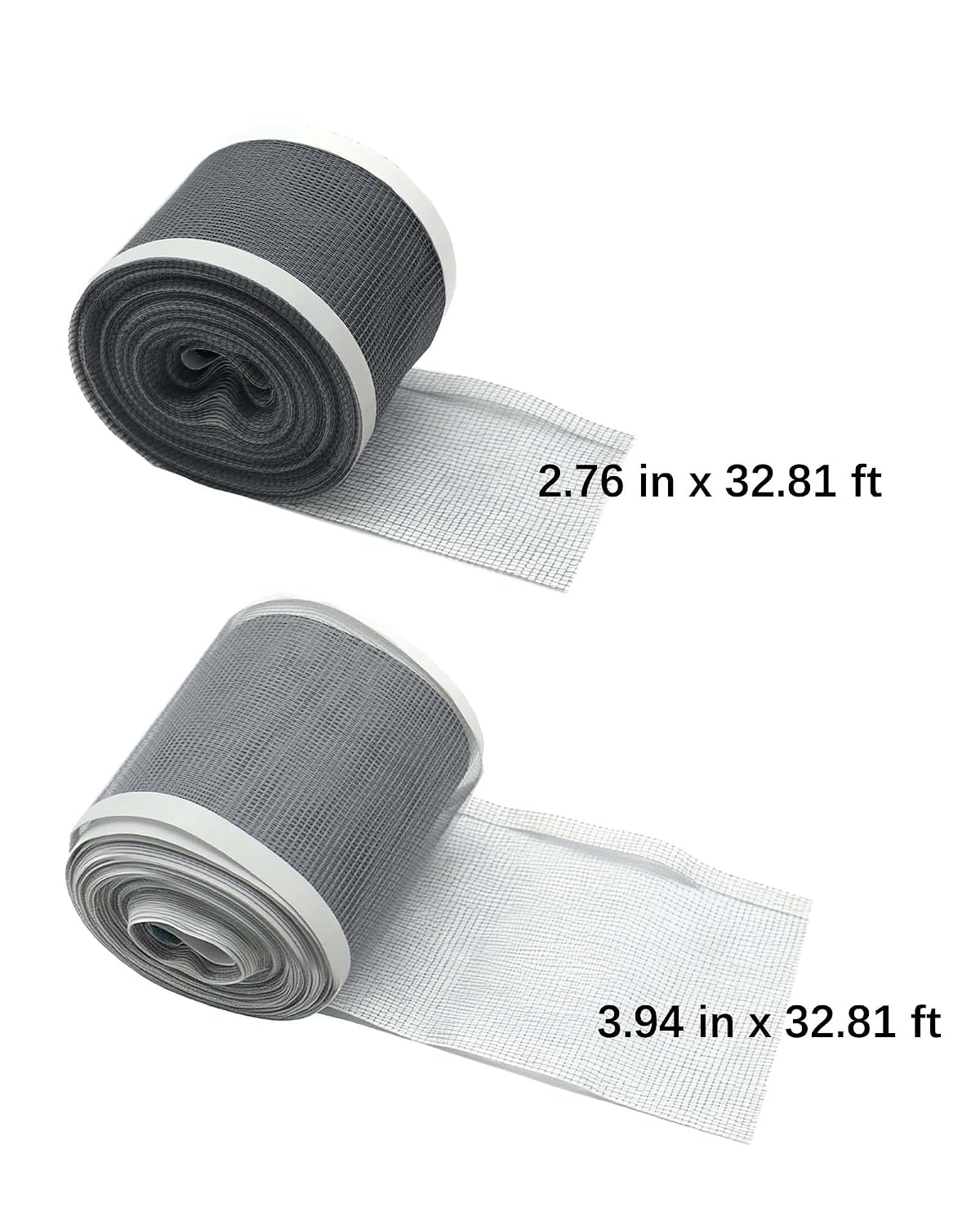 Window Screen Repair Patch, Traceless Strong Adhesive,Nano Fiber Mesh Patch Roll for Screen Door tears Holes and Insect Proof Net Hole (2.76 in x 32.81 ft) (Grey-7cm)