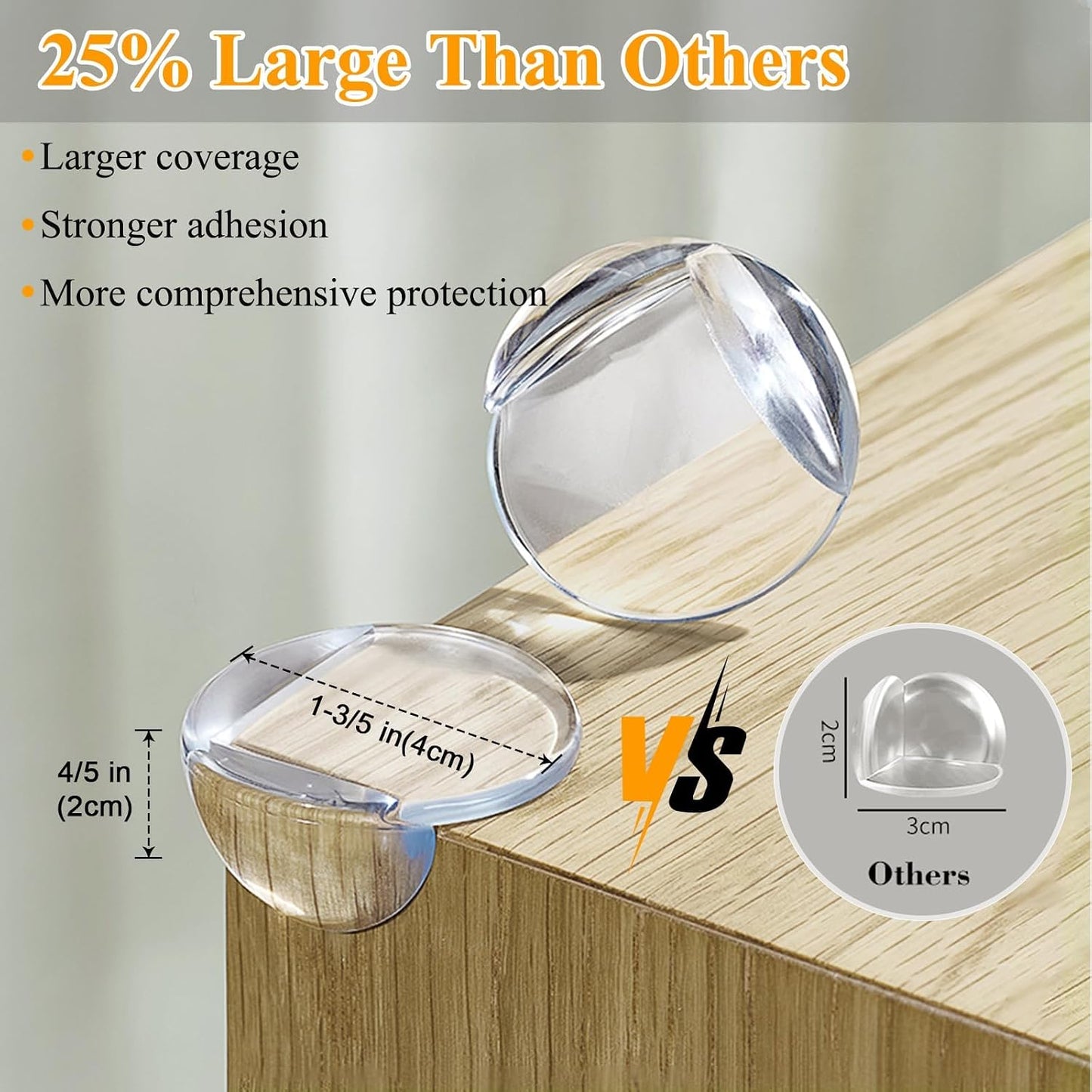 Edge Protector Baby Proofing Corner Protectors Silicone Desk Edge Cushion Child Safety Edge Covers Bumper for Table, Cabinets, Crib, 13ft x 1.2 Inch Edge Protector Strip with 4 Pack Corner Guards