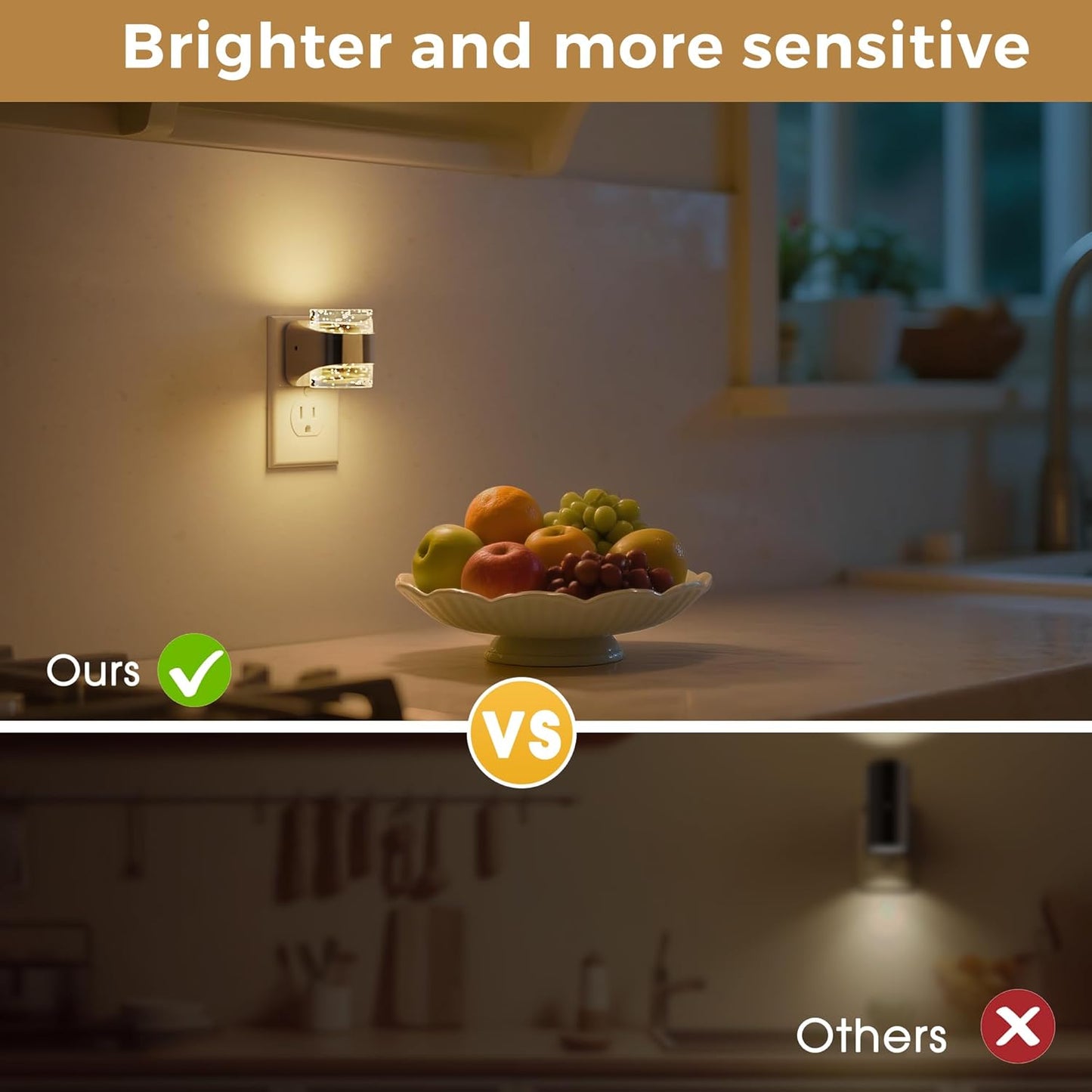 L LOHAS LED Night Light, Bubble Night Lights Plug into Wall,2 Pack 3000K/4000k/5000K Adjustable Color Temperature Night Light,Dimmable Nightlights with Dusk to Dawn Sensor for Rooms Bathroom Hallway