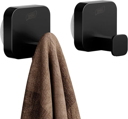 TAILI Suction Cup Razor Holder in Shower 2 Pack, Towel, Loofah, Shaver Holder for Bathroom Wall, Powerful Suction Cup Shower Hooks, Easy to Install and Reuse, White