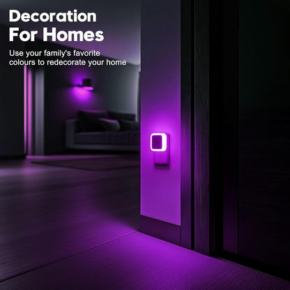 Sujeet Night Light, Night Lights Plug into Wall 4-Pack, Nightlight Plug in Night Lights, Dusk to Dawn Night Lamp Led Night Light for Bedroom, Bathroom, Hallway Warm White